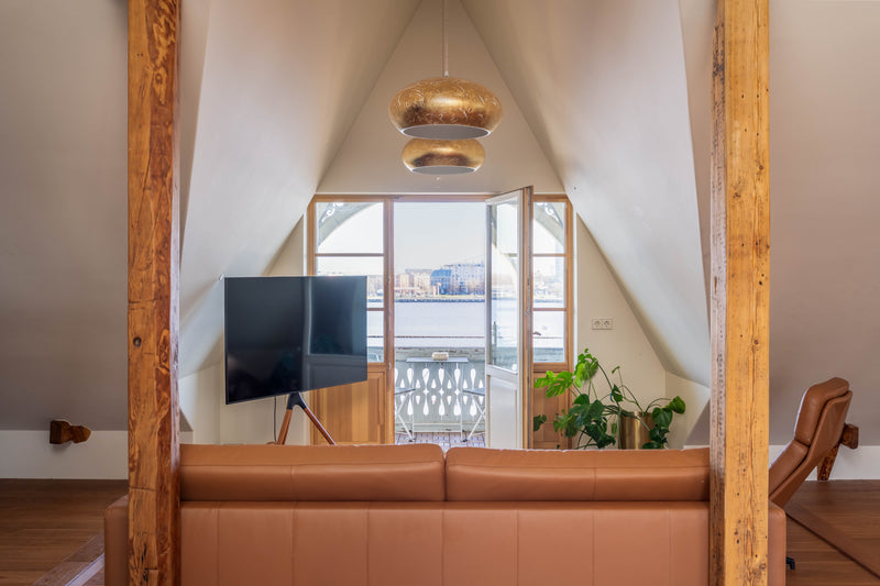 Ķīpsala Riverside | Dzīvoklis ar trīs balkoniem un skatu uz Daugavu